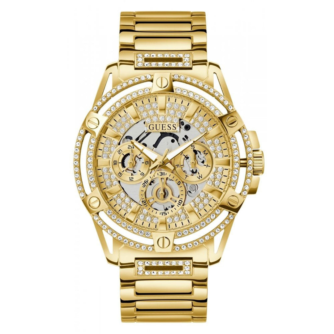 Guess GW0497G2 Men's King Gold Tone Steel Bracelet Wristwatch - H S Johnson (7986623709410)