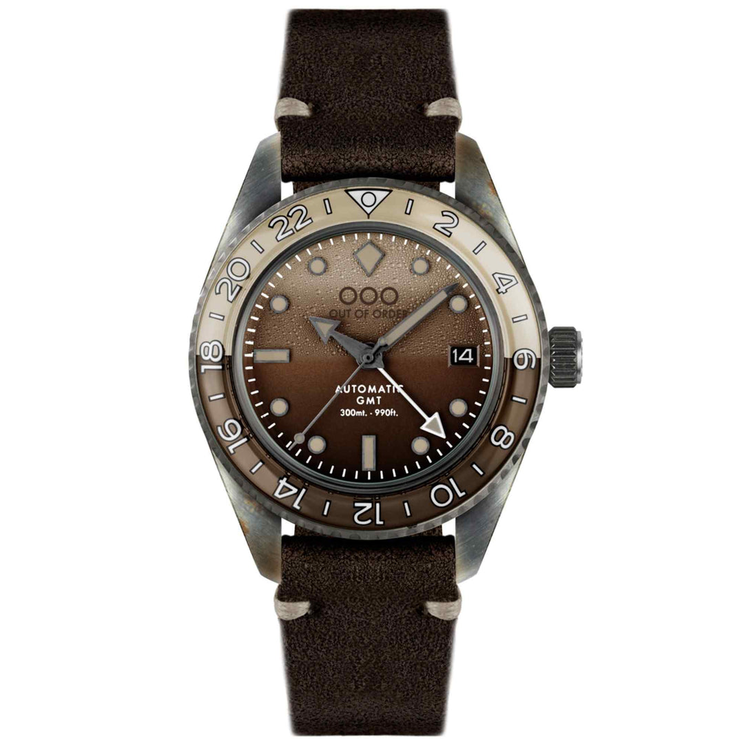 Out Of Order 001-25.IC Men's Irish Coffee Automatic GMT Wristwatch | H S Johnson (8039549337826)