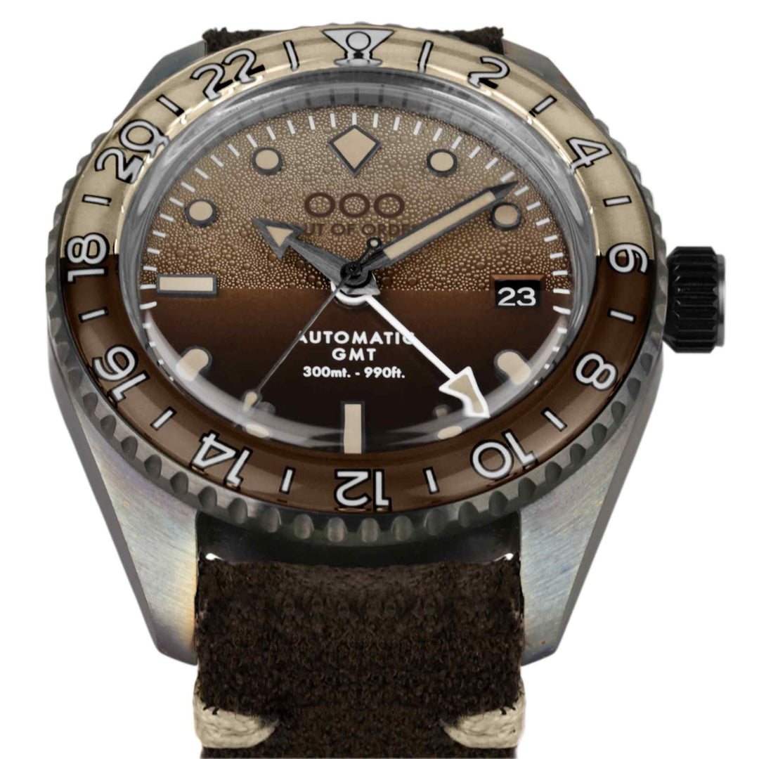 Out Of Order 001-25.IC Men's Irish Coffee Automatic GMT Wristwatch | H S Johnson (8039549337826)