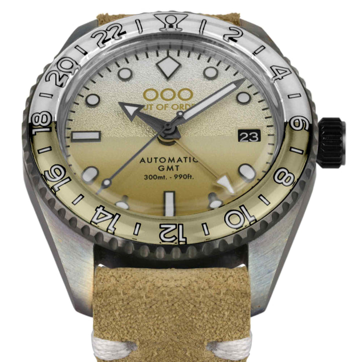Out Of Order 001-25.MAR Men's Margarita Automatic GMT Wristwatch | H S Johnson (8039520469218)