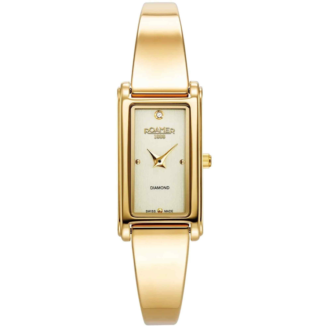 Roamer 866845 48 35 20 Elegance Diamond Gold Tone Wristwatch | H S Johnson (8065049788642)