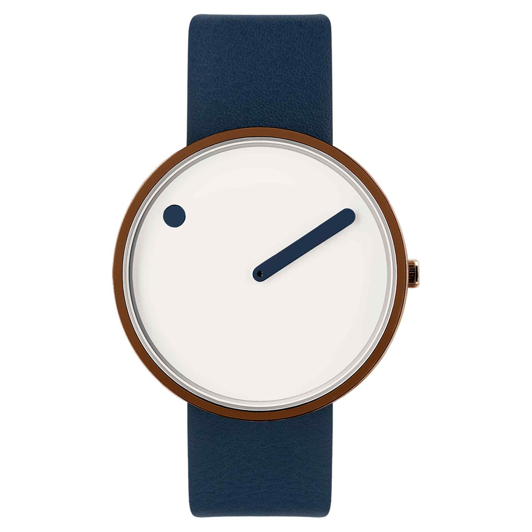 Picto 43348-6720C Men's Cream Dial Blue Strap Wristwatch | H S Johnson (8062617026786)