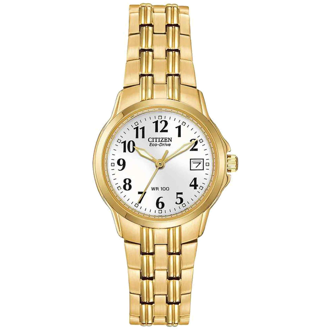 Citizen EW1542-59A Women's Gold Tone Wristwatch | H S Johnson (8077232439522)